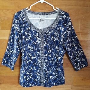 Talbots silk blend sweater